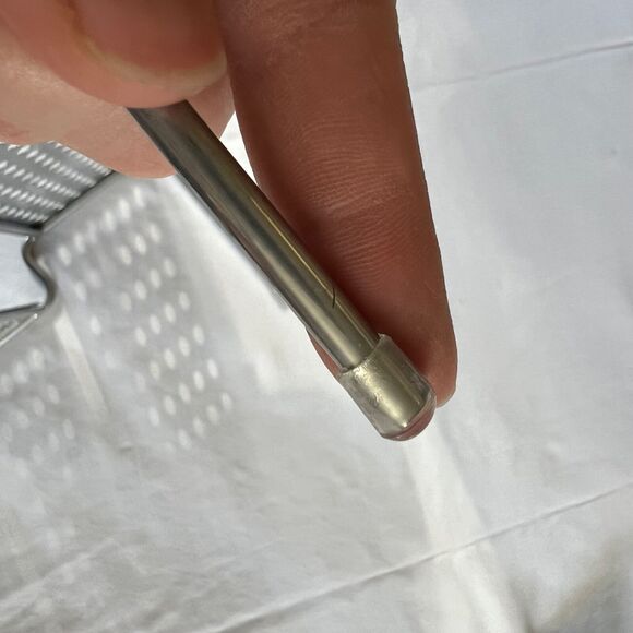 Metal Multi Level Spice Shelf Rack Organizer Silver Tone Metal Free Standing - Picture 12 of 15